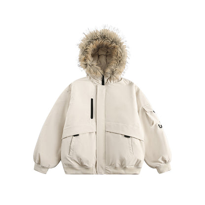 Cotton Padded Hooded Parka