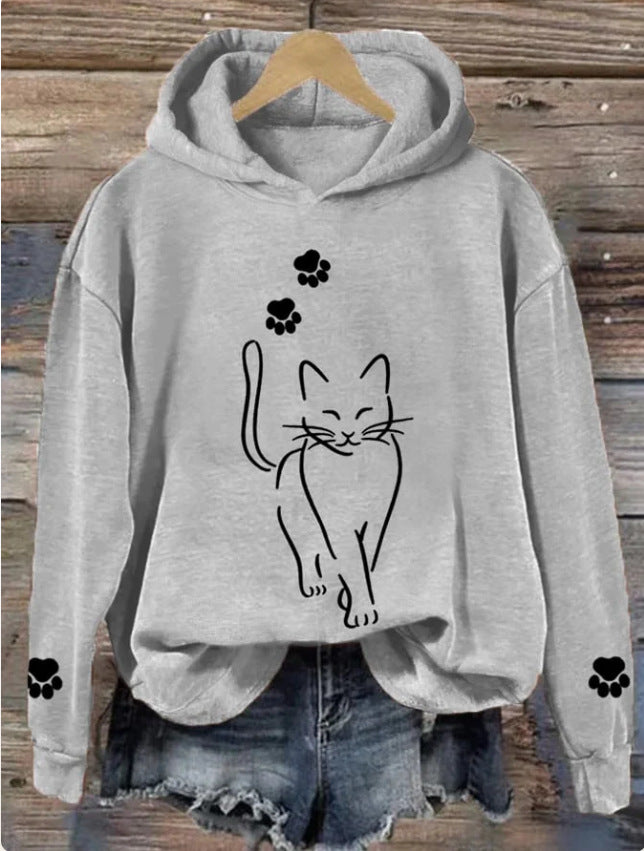 Womens New Meow Sweatshirts