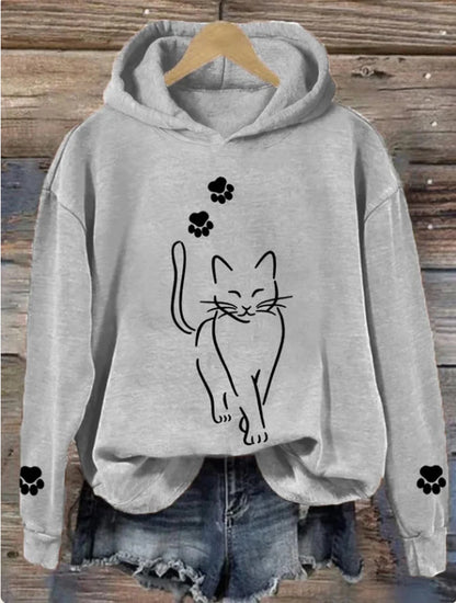 Womens New Meow Sweatshirts