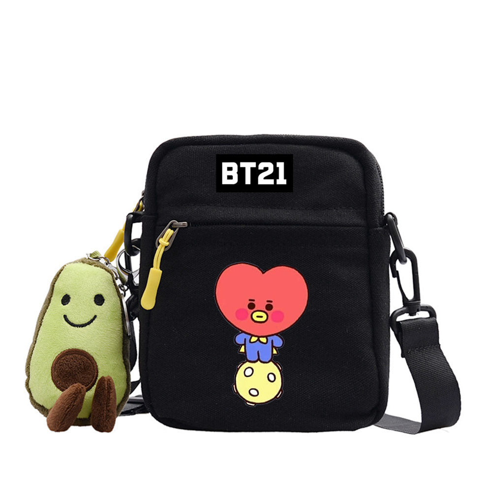 Cartoon Printed Messenger Bag For Outdoor Adventures