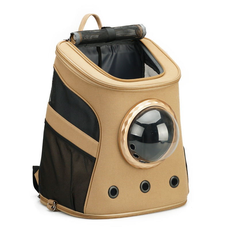 Portable Foldable Cat Dog Carrier Travel Backpack