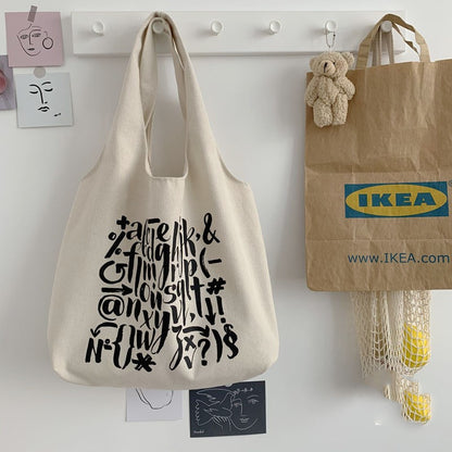 Eco Large Capacity Pogue Life Canvas Shoulder Bag