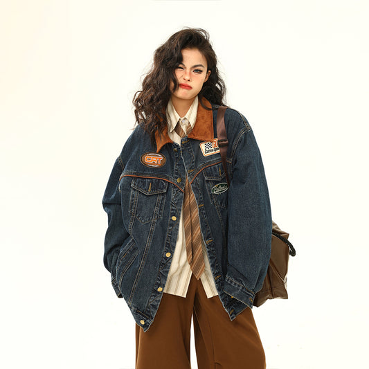 Womens Classic Vintage Denim Jacket