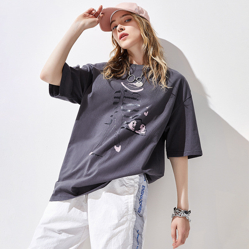 Trendy Cotton Character Tee
