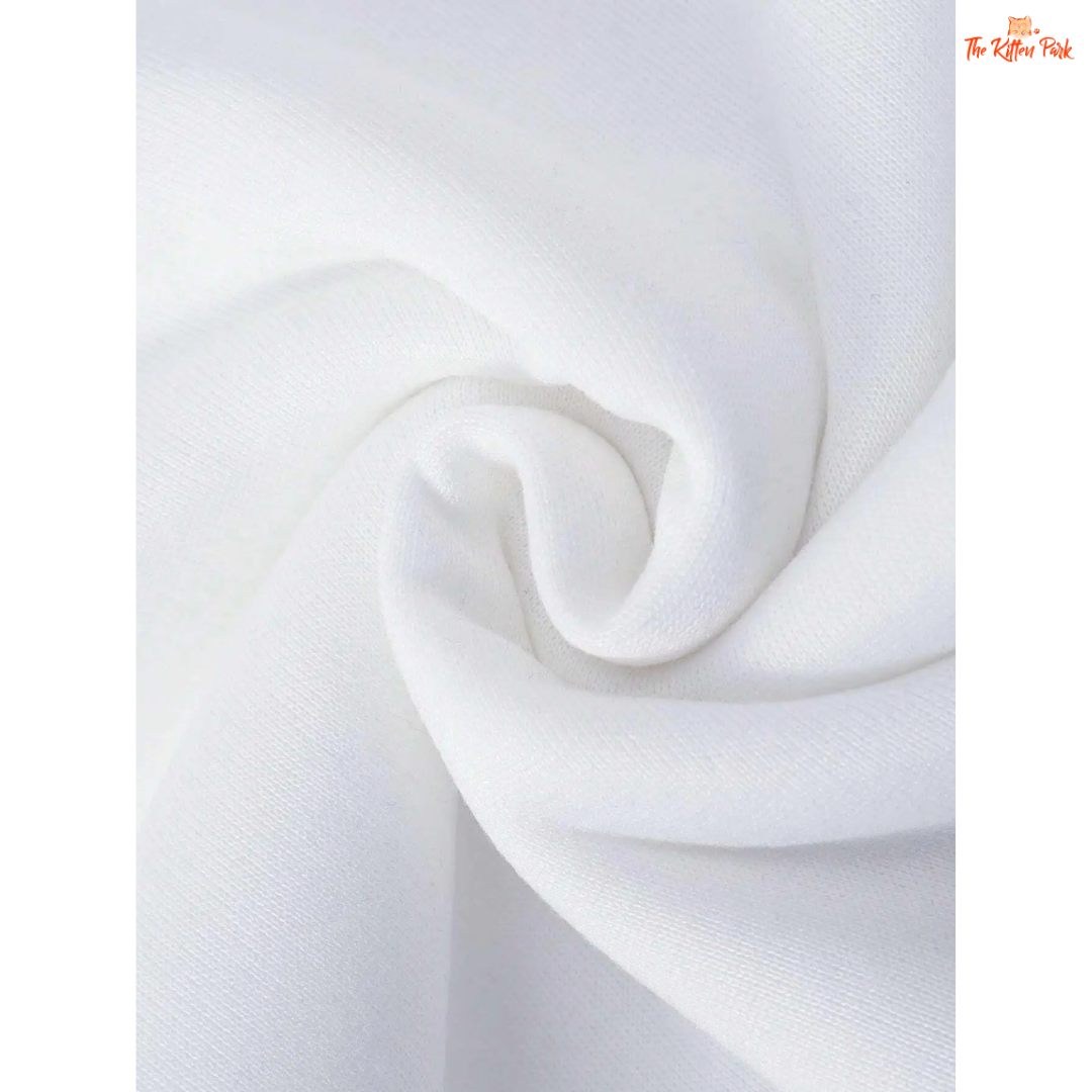 A women’s cozy fleece pullover sweatshirt in off-white with the printed phrase "You Make My Heart Smile," featuring a loose fit and O-neck design.