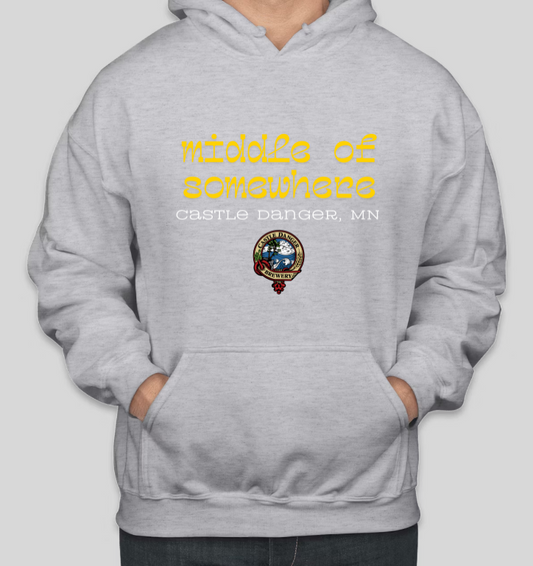 Northern Breeze Middle of Somewhere Minnesota Printed Hoodies