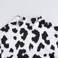 Cow Print Fashionable Crop Top