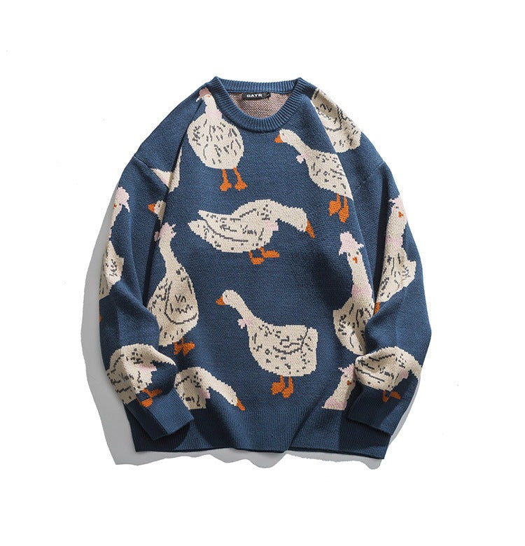 Quirky Duck Delight Sweater