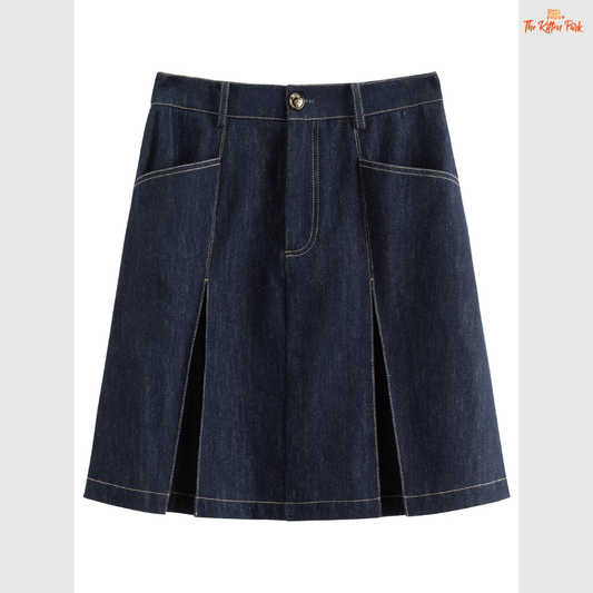 Handmade Crocheted Collar Denim Jacket – Sweet & Cool 2025 Autumn Short Coat