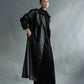 City Chic Black Leather Trench