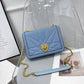 Front Side Gold Heart Shape Elegant Casual Handbags