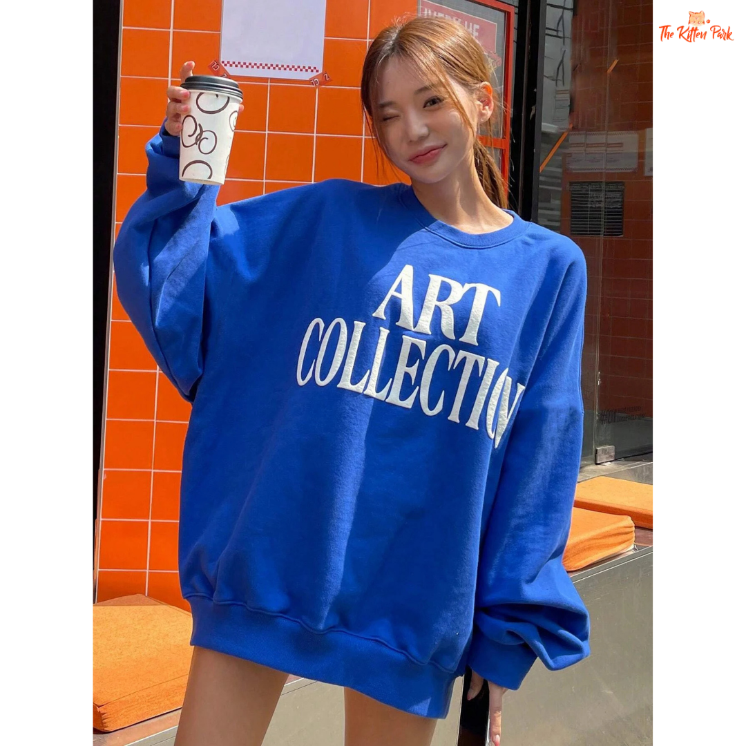 Letter Print Vintage Hoodie for women, fleece pullover with O-neck, straight fit, printed details, and artificial fur liner for Autumn/Winter.