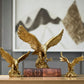 Majestic American Golden Eagle Statue
