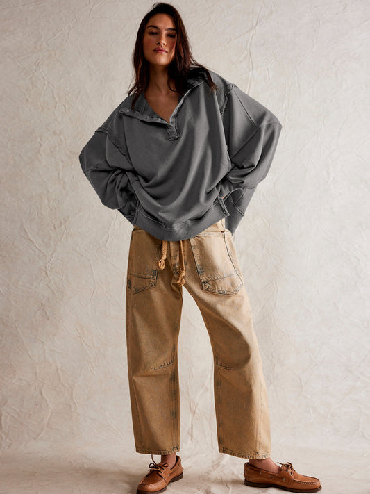 CozyEdge Oversized Top