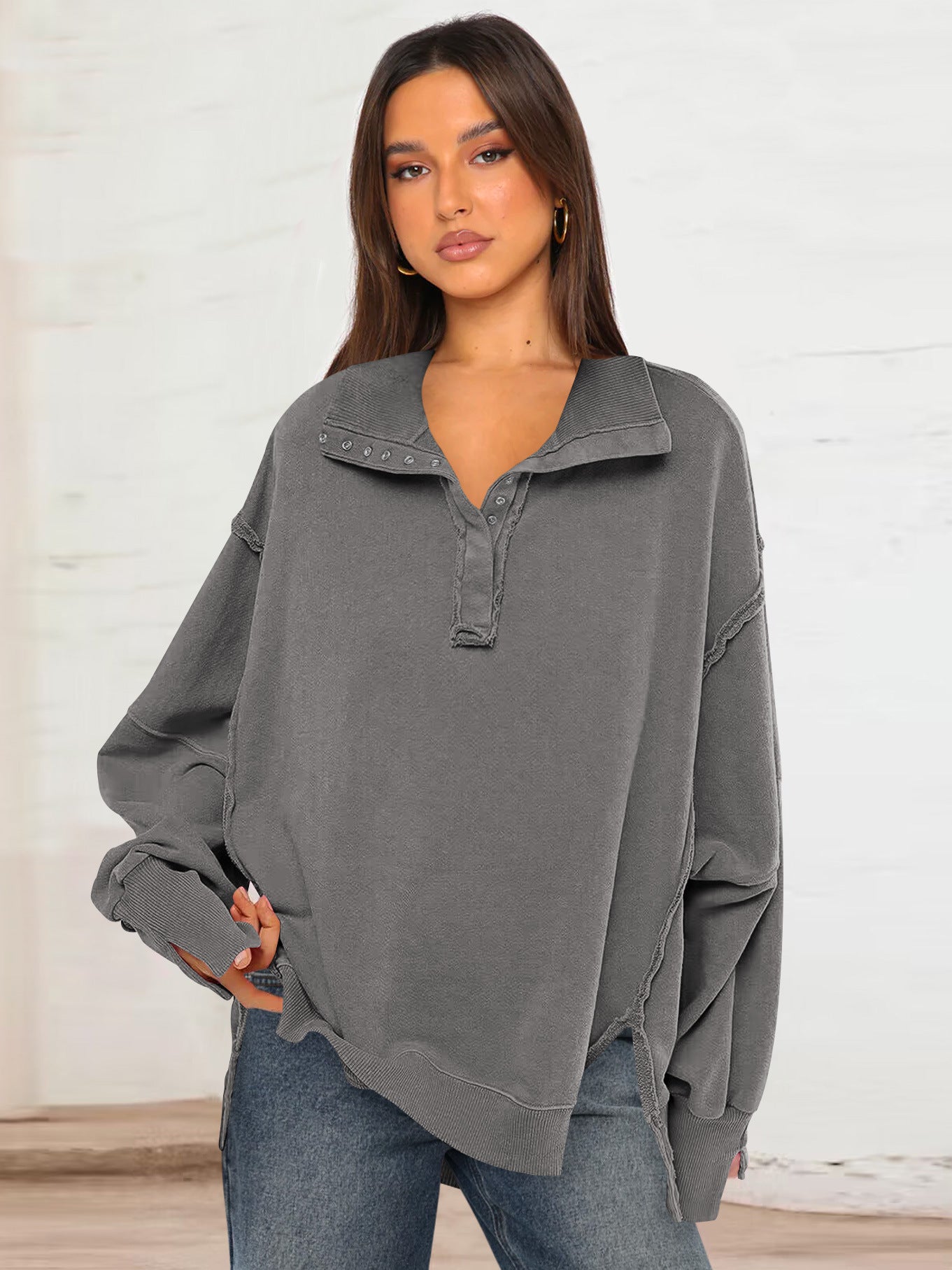 CozyEdge Oversized Top