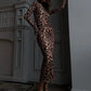 Wild Elegance Leopard Bodycon Dress