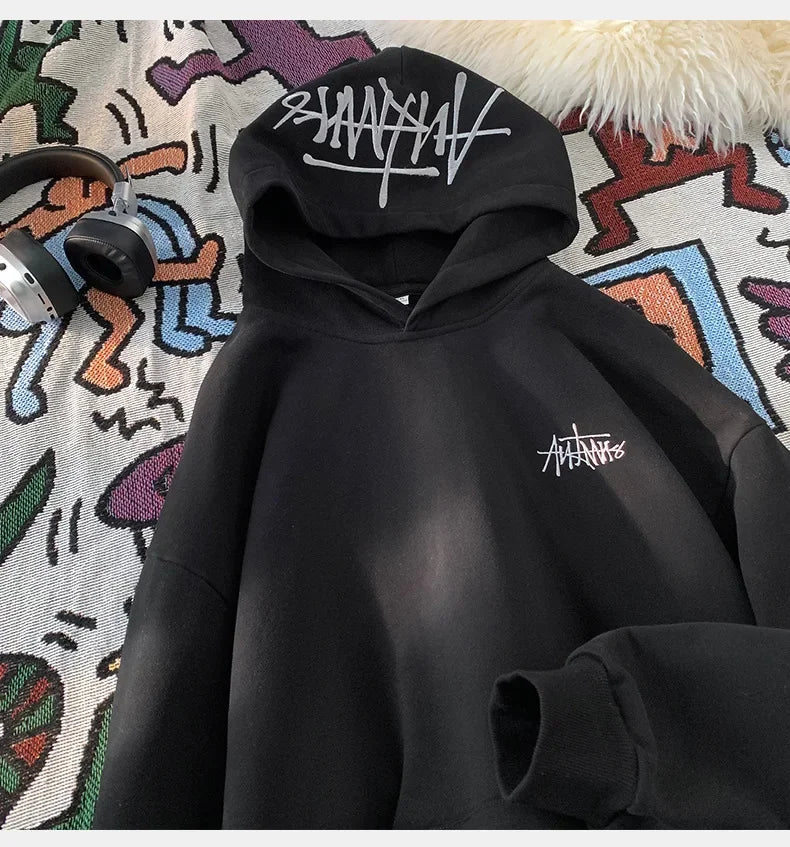 Retro-Inspired Urban Edge Hoodie