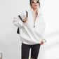 Casual Vibe Half-Zip Sweatshirt