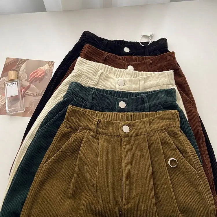 Vintage Vibes Corduroy Trousers