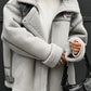 StreetLuxe Woolen Zipper Chic Coat