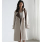 Timeless Elegance Long Double Breasted Trench