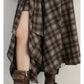 Frosted Plaid Elegance Skirt