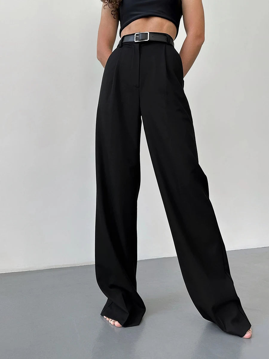 Modern High-Waist Pants