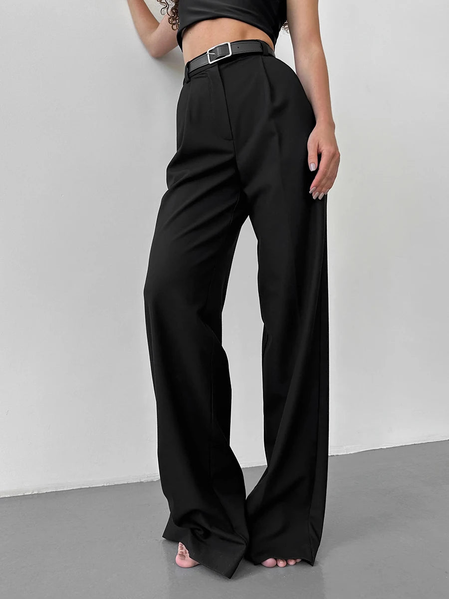 Modern High-Waist Pants