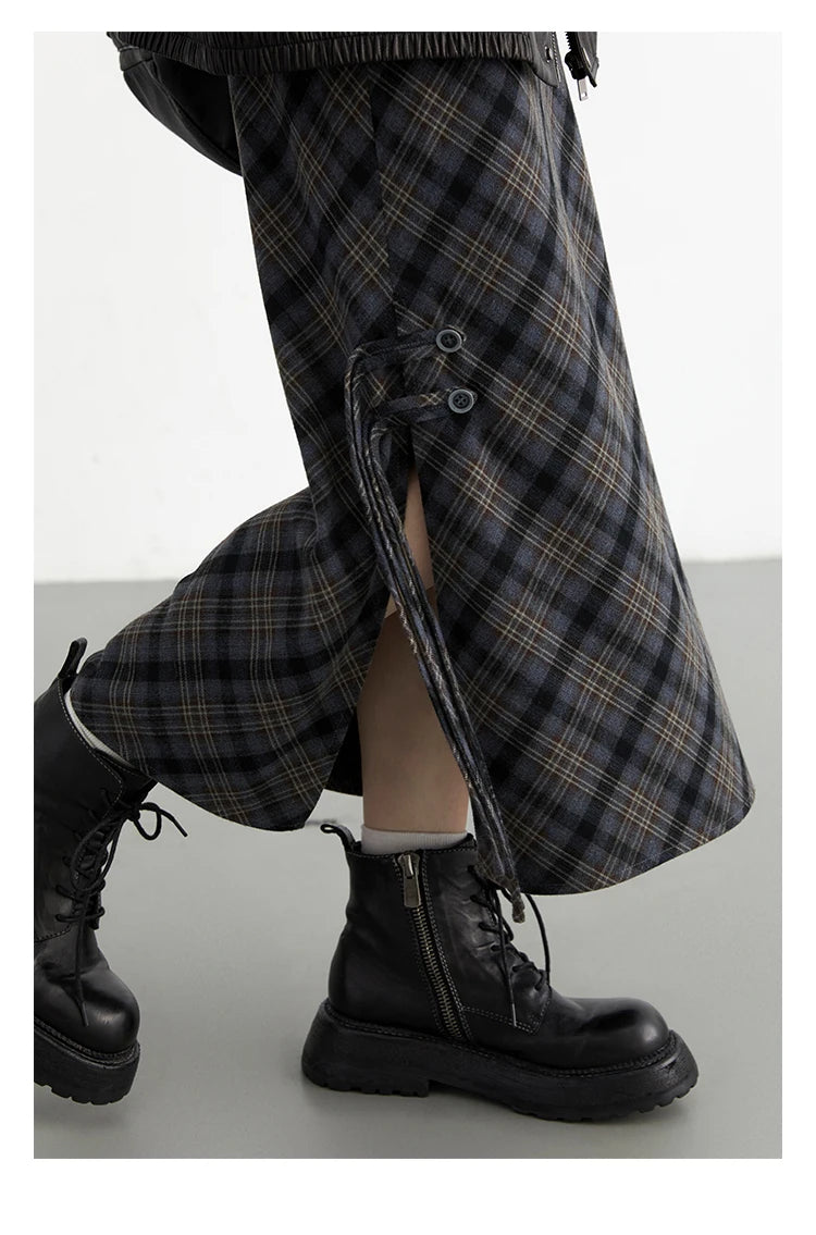 Timeless Plaid Tube Skirt