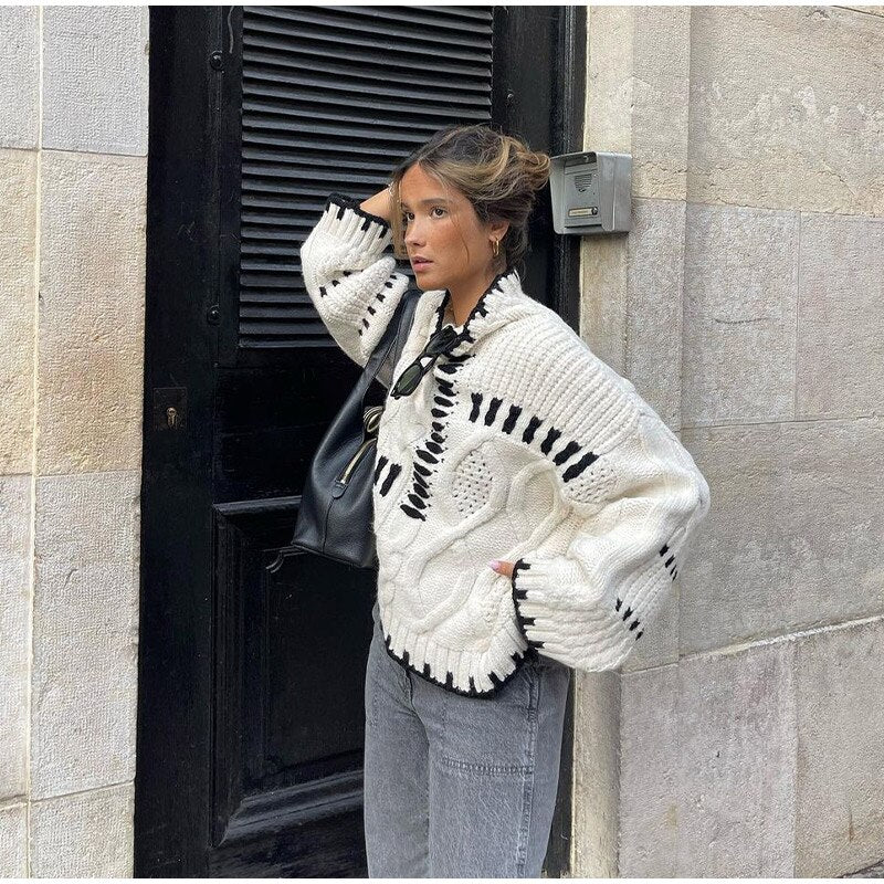 Cable Stitch Chic Oversize Sweater