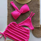 Chic 3-Piece Micro Bikini Beachwear