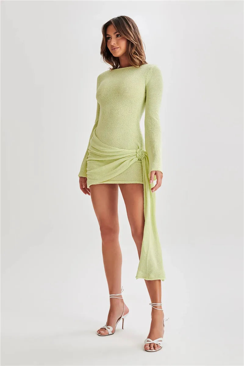 Spring Fling Knit Mini Dress