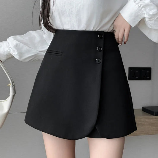 Elegant Office Wear Skirt Shorts
