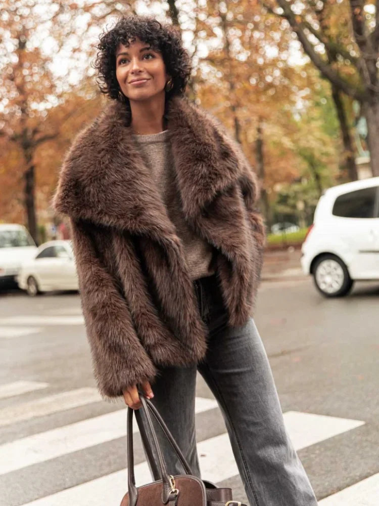 Vintage Luxe Fur Coat