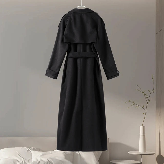 Timeless Double Luxe Belted Overcoat