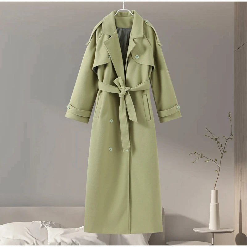 Timeless Double Luxe Belted Overcoat