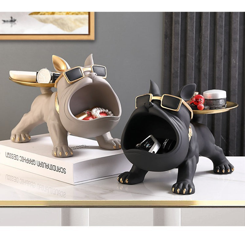 Key Holder Big Mouth Black Dog Sculptures – Thekittenpark