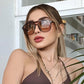 Retro Chic Square Sunglasses