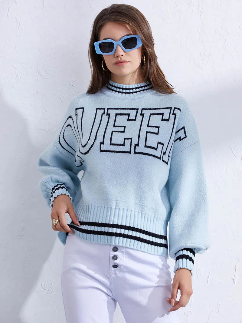 Vintage Queen Striped Sweater