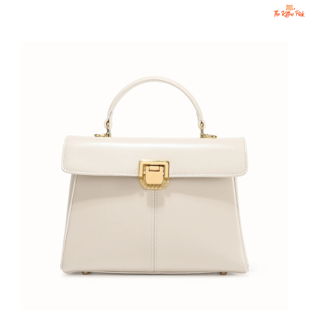 Soft split leather women’s square crossbody bag featuring elegant scarf decor, hasp closure, and fashion-forward minimalist design.