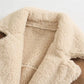 Chic Autumn Fashion Faux Fur Edge Long Outwear Coats For Women