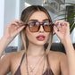 Retro Chic Square Sunglasses