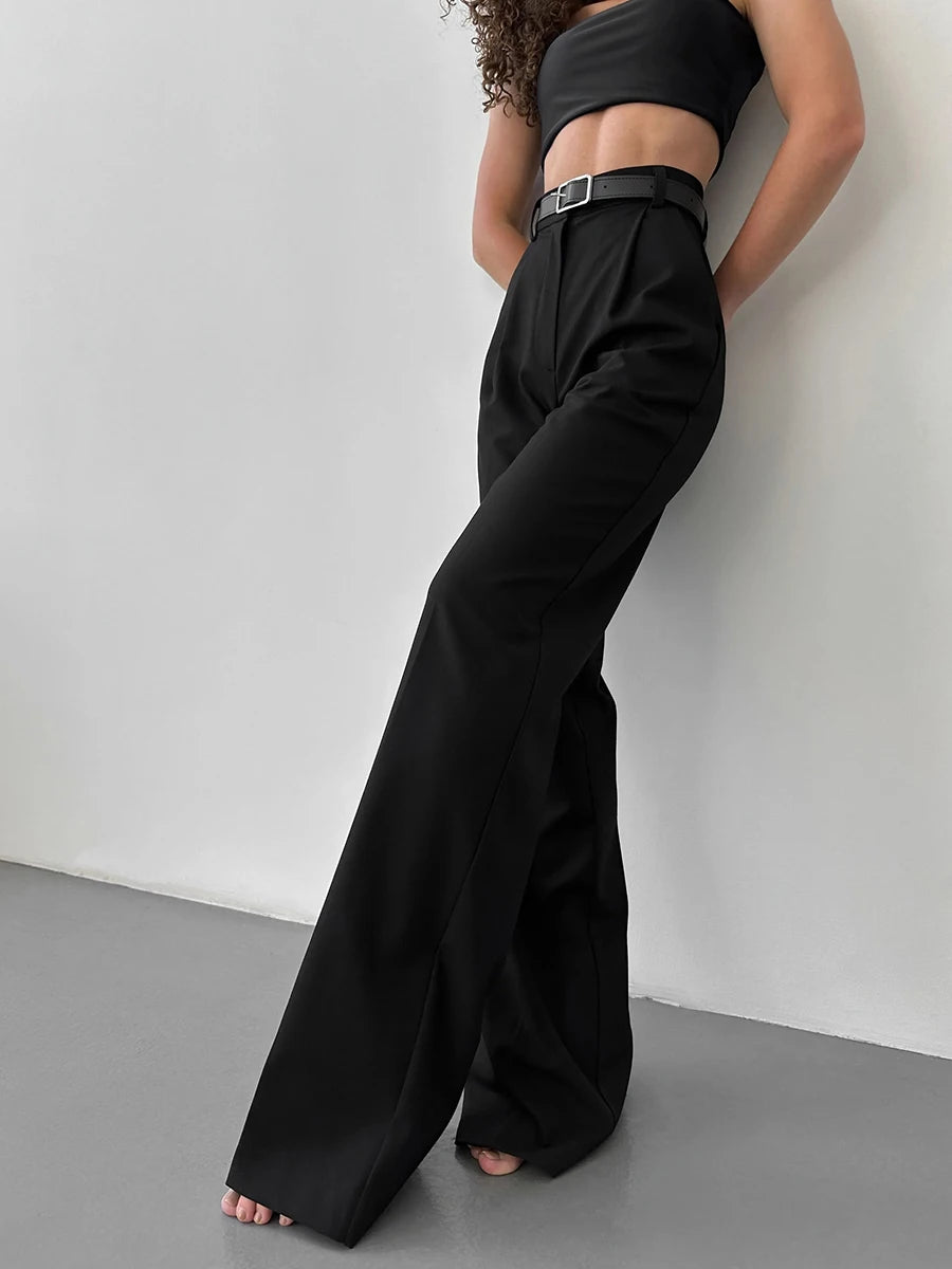 Modern High-Waist Pants