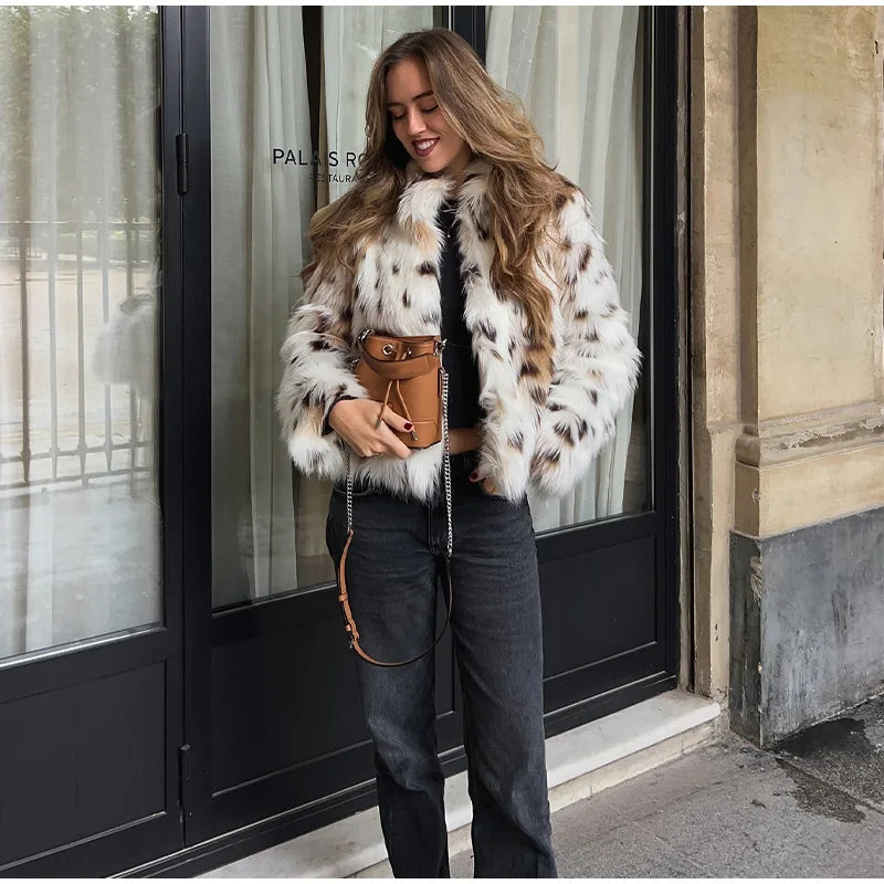 Urban Safari Faux Fur Jacket