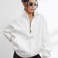 Casual Vibe Half-Zip Sweatshirt