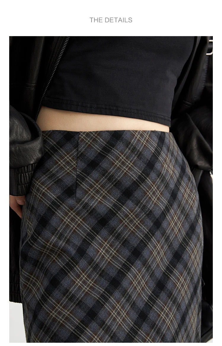 Timeless Plaid Tube Skirt