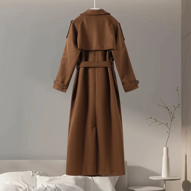 Timeless Double Luxe Belted Overcoat