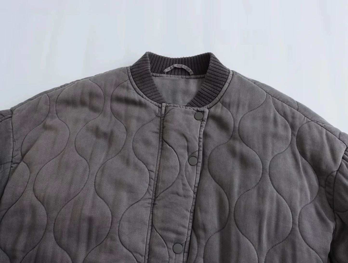 Retro Fusion Spliced Bomber Jacket