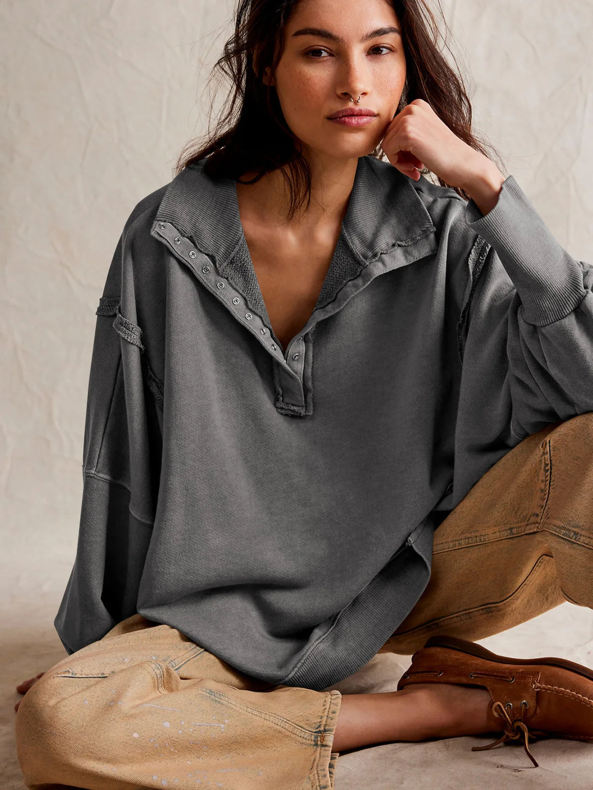 CozyEdge Oversized Top