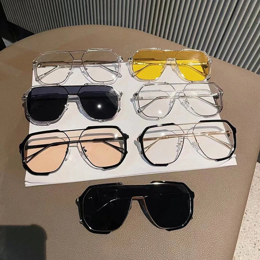 Futuristic Fashion Oversized UV400 Sunglasses